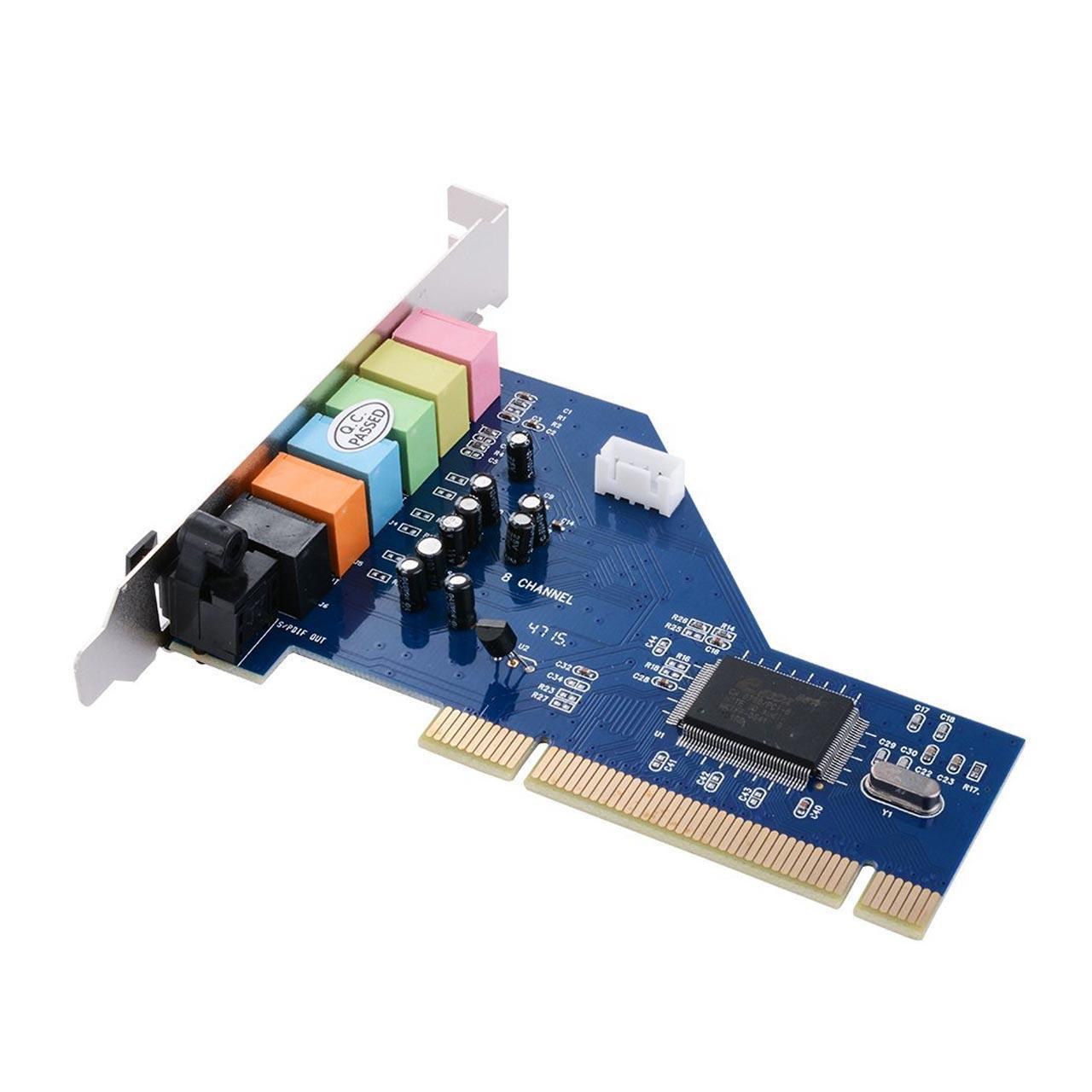 کارت صدا اینترنال 7 کاناله PCI با خروجی اپتیکال