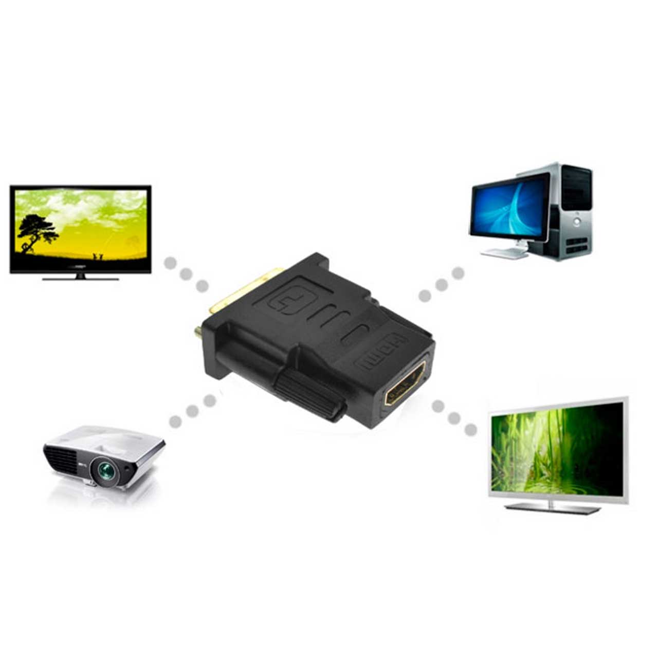 مبدل DVI به HDMI مدل DVI-I