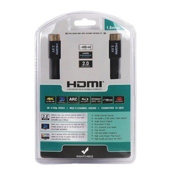 کابل HDMI ورژن 2 فلت مدل JWD-04