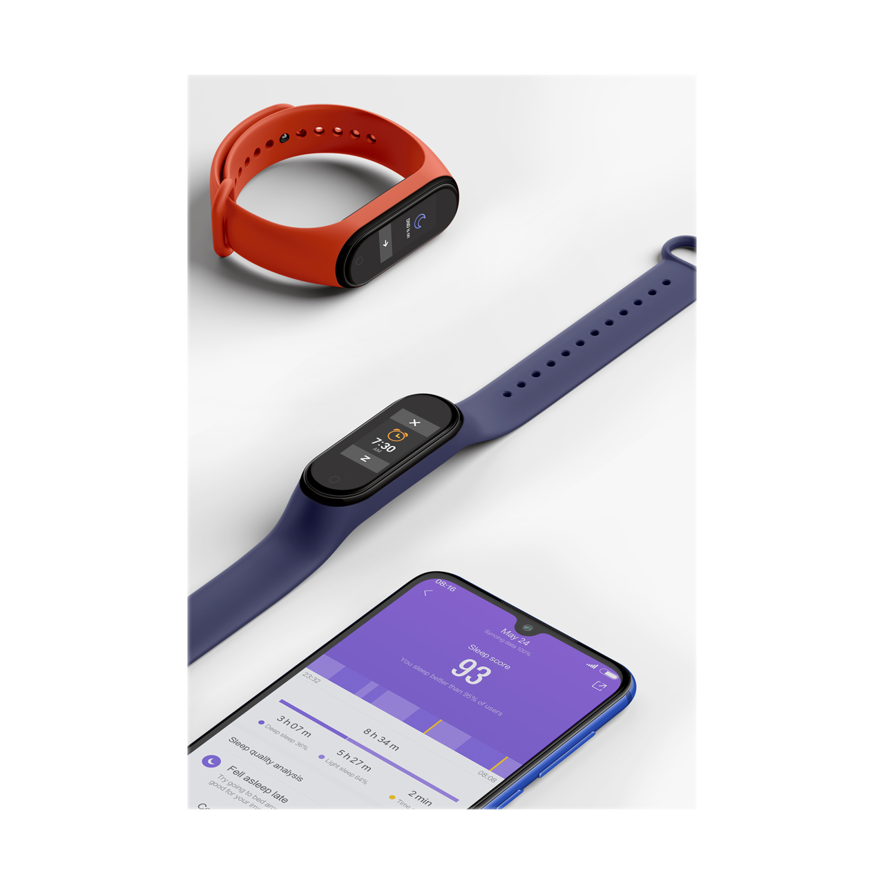 مچ بند هوشمند برند Xiaomi مدل Mi Band 4 Global 