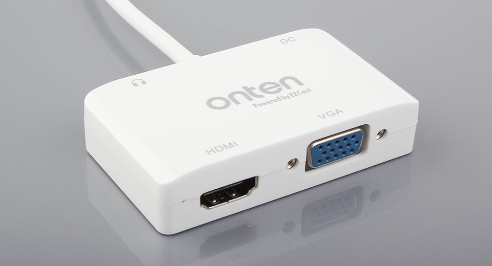 تبدیل لایتنینگ به HDMI و VGA برند ONTEN