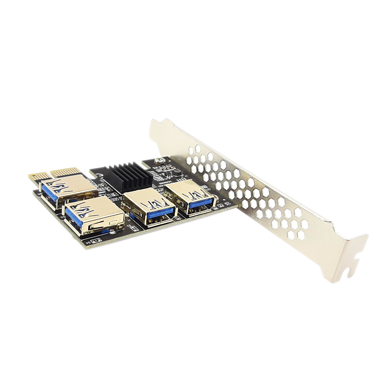 کارت تبدیل PCI-E به 4 پورت USB3.0 مخصوص اتصال رایزر گرافیگ