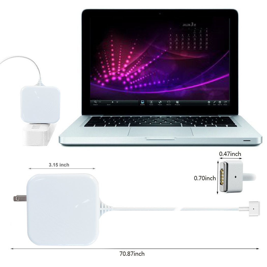 آداپتور لپ تاپ اپل Apple Magsafe2 45W