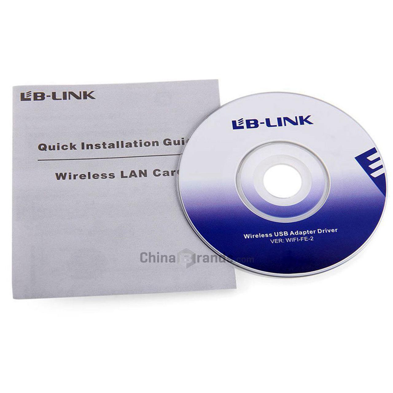 کارت شبکه اکسترنال وایرلس USB آنتن دار LB-LINK 600Mbps  BL-WN600