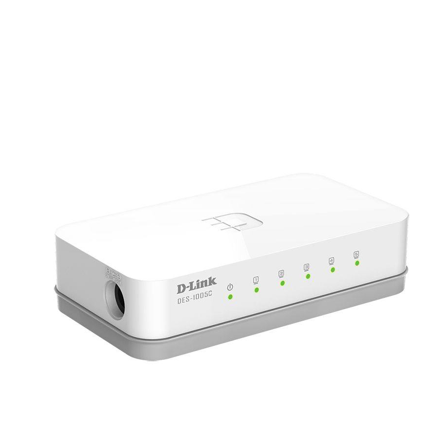 سوییچ شبکه 5 پورت 10/100 برند D-Link مدل DES-1005C