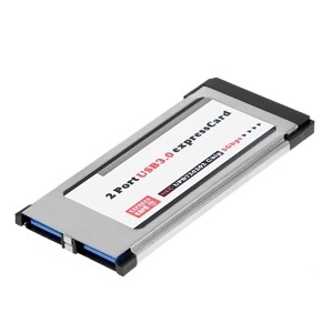 کارت 2 پورت USB 3.0 PCMCIA Express