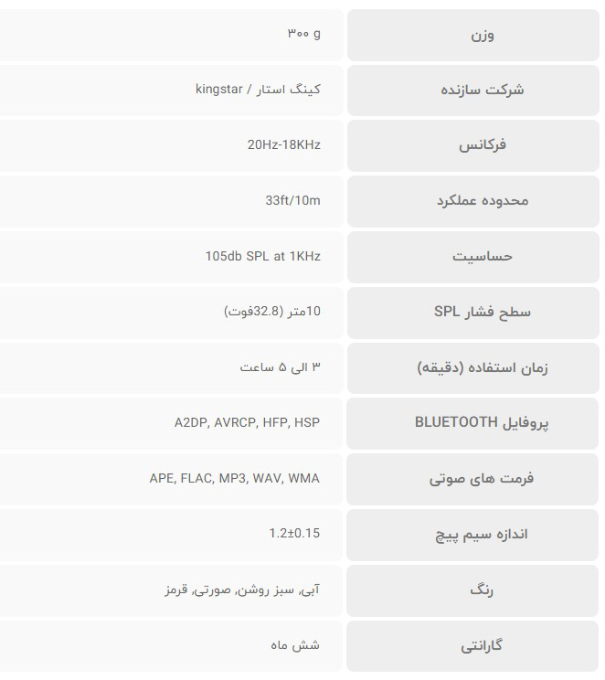 هدفون بی سیم کینگ استار مدل KBH30