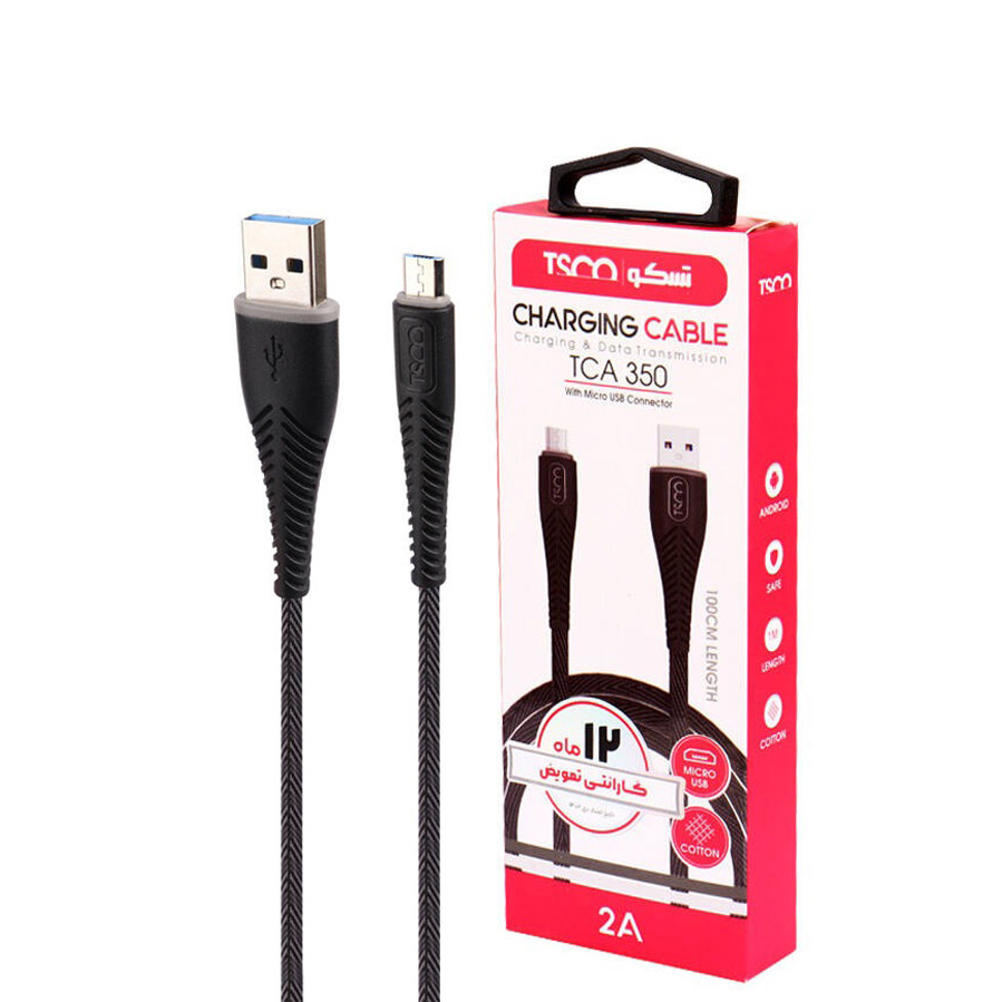 کابل MICRO USB تسکو مدل TCA350