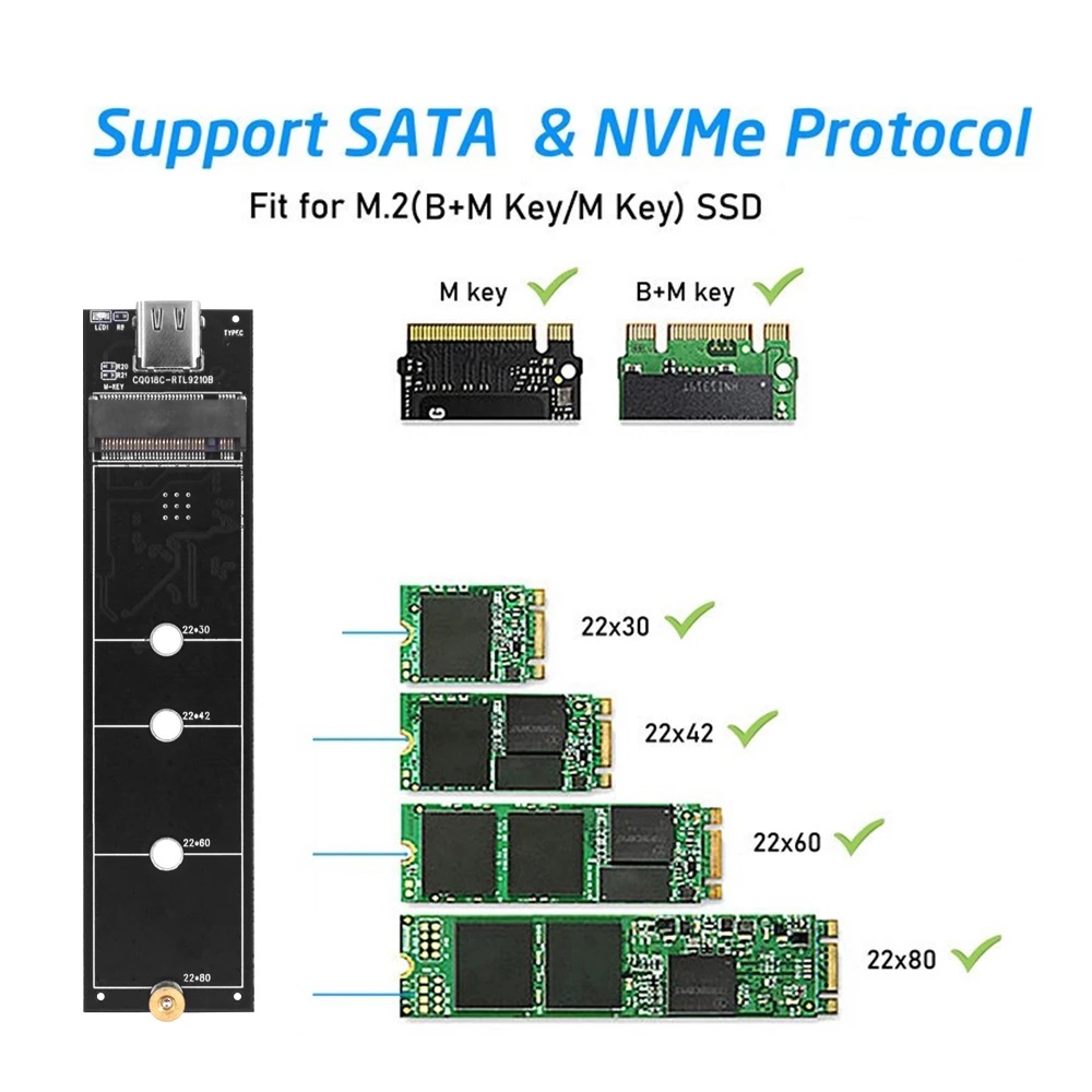 باکس تبدیل هارد M2 به USB3.1