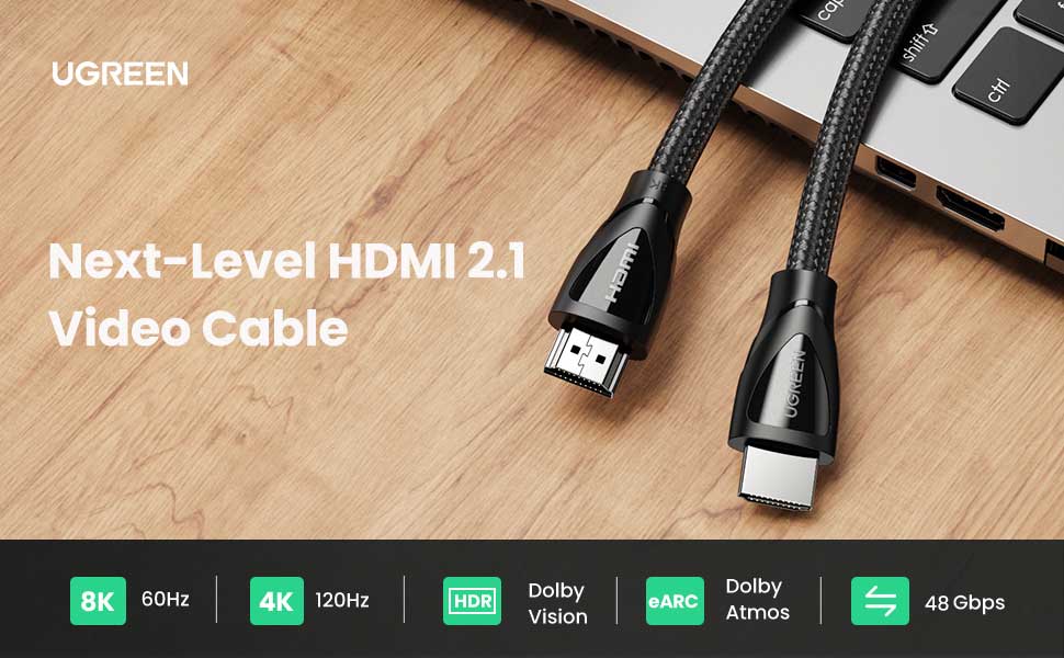 کابل HDMI ورژن 2.1 برند UGREEN مدل 8K