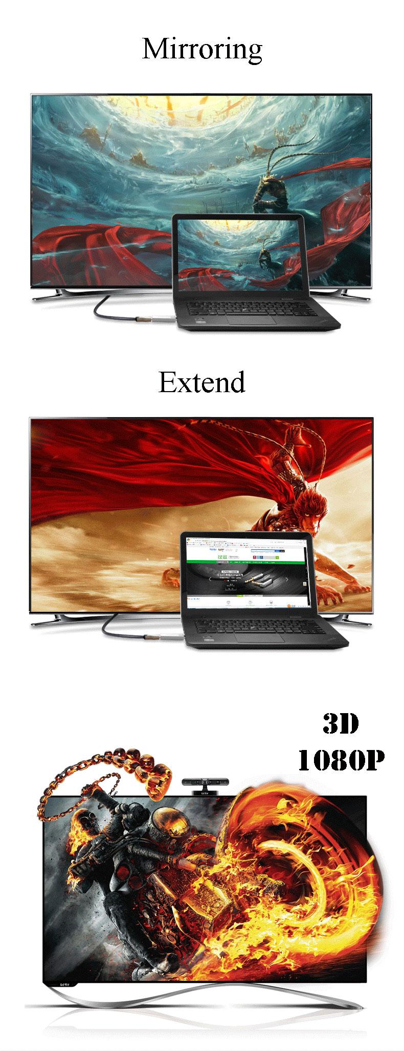 تبدیل DISPLAY PORT به HDMI مدل 4K برند JH