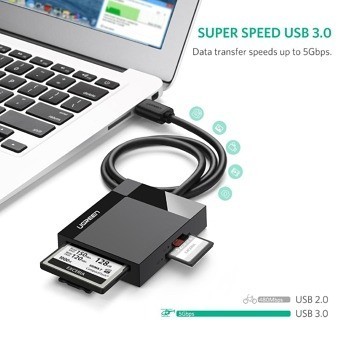 رم ریدر همه کاره USB 3.0 برند UGREEN مدل 30231