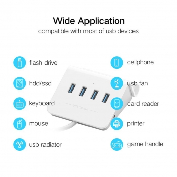 هاب آداپتور دار 4 پورت USB 3.0 برند یوگرین مدل 20279