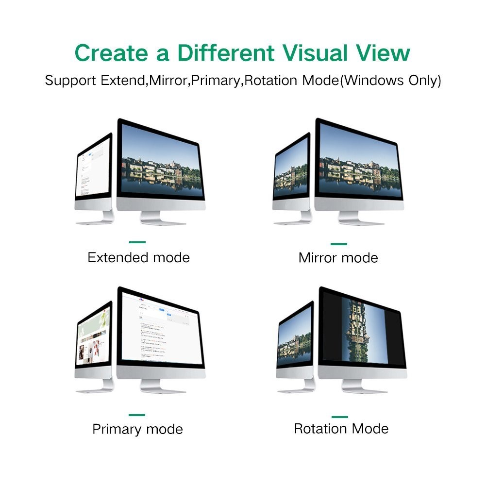 تبدیل USB 3.0 به DVI برند Ugreen مدل 40243