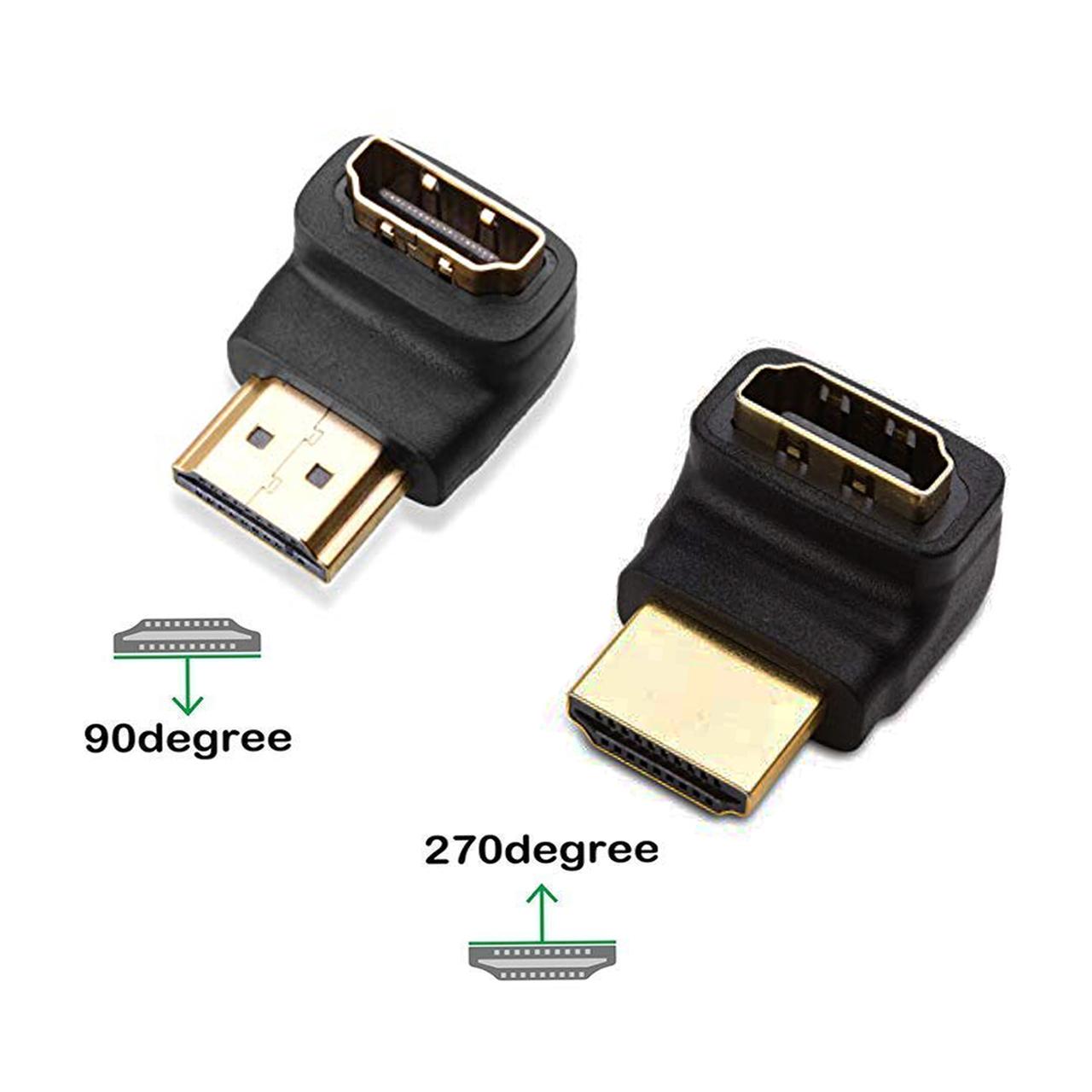 مبدل نر به ماده HDMI مدل 270 درجه