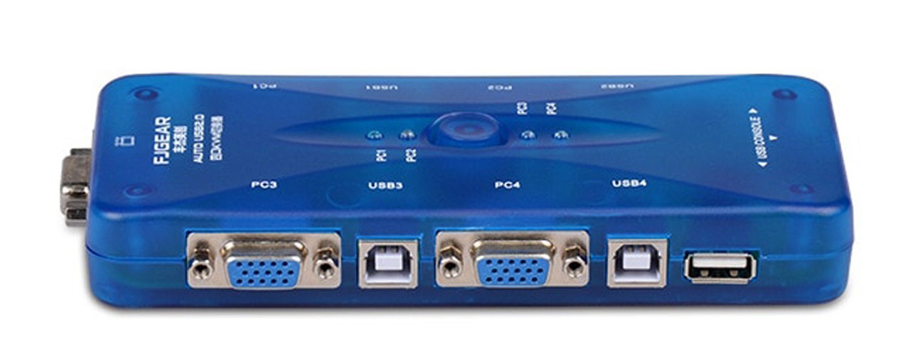 KVM Switch مدل 4 پورت USB