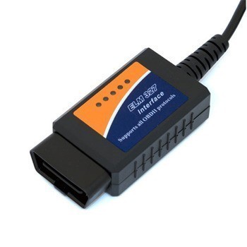 دستگاه دیاگ خودرو با کابل OBDII ELM327 USB