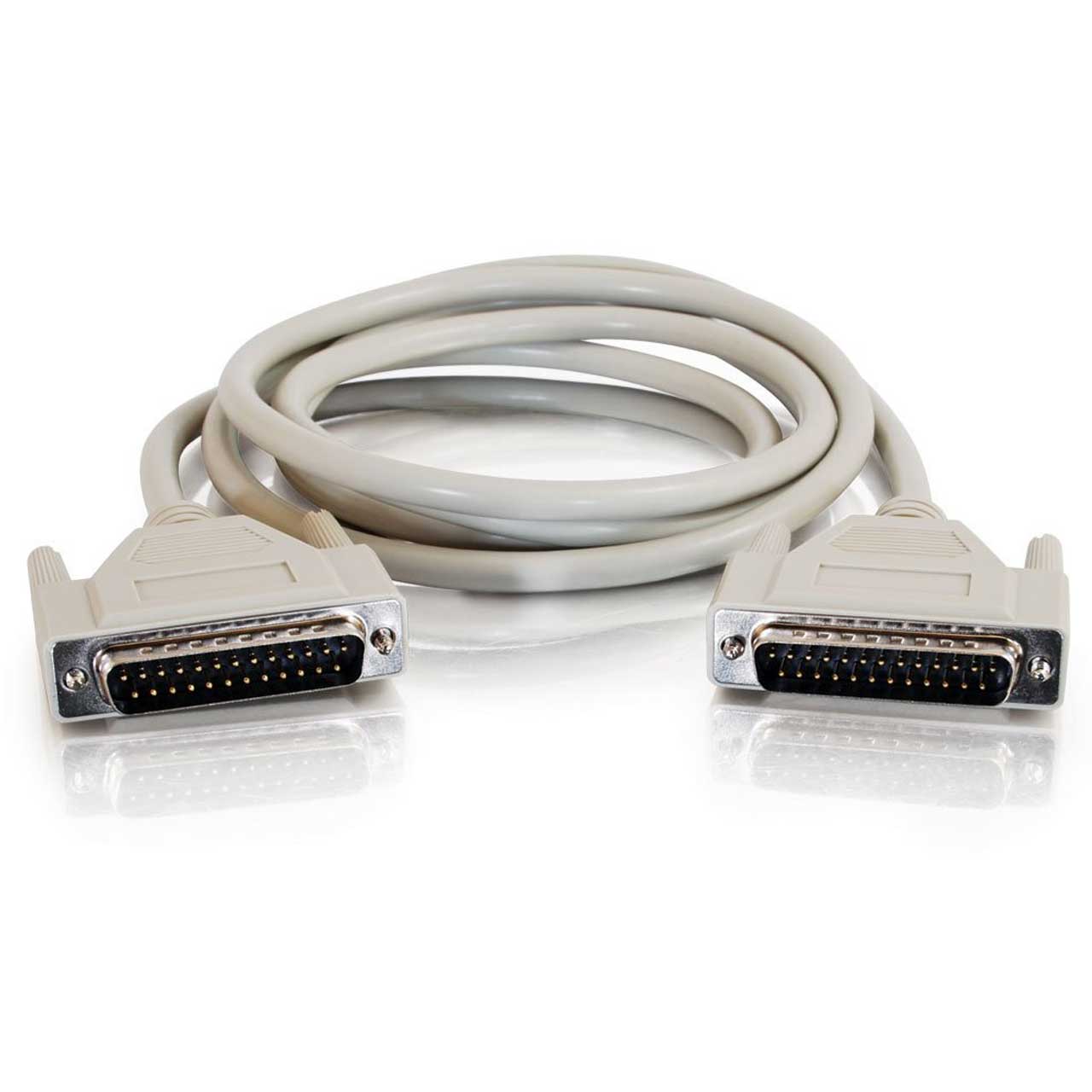 25-pin parallel switch data cable, two male ends