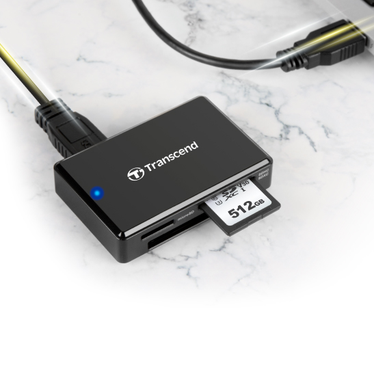 کارت خوان Transcendمدل RDF8 با رابط USB 3.0