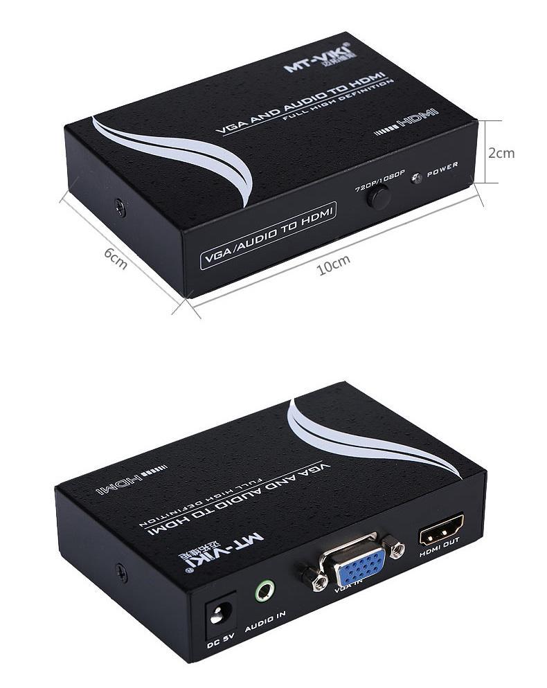 تبدیل vga به hdmi برند mt-viki مدل mt-vh312
