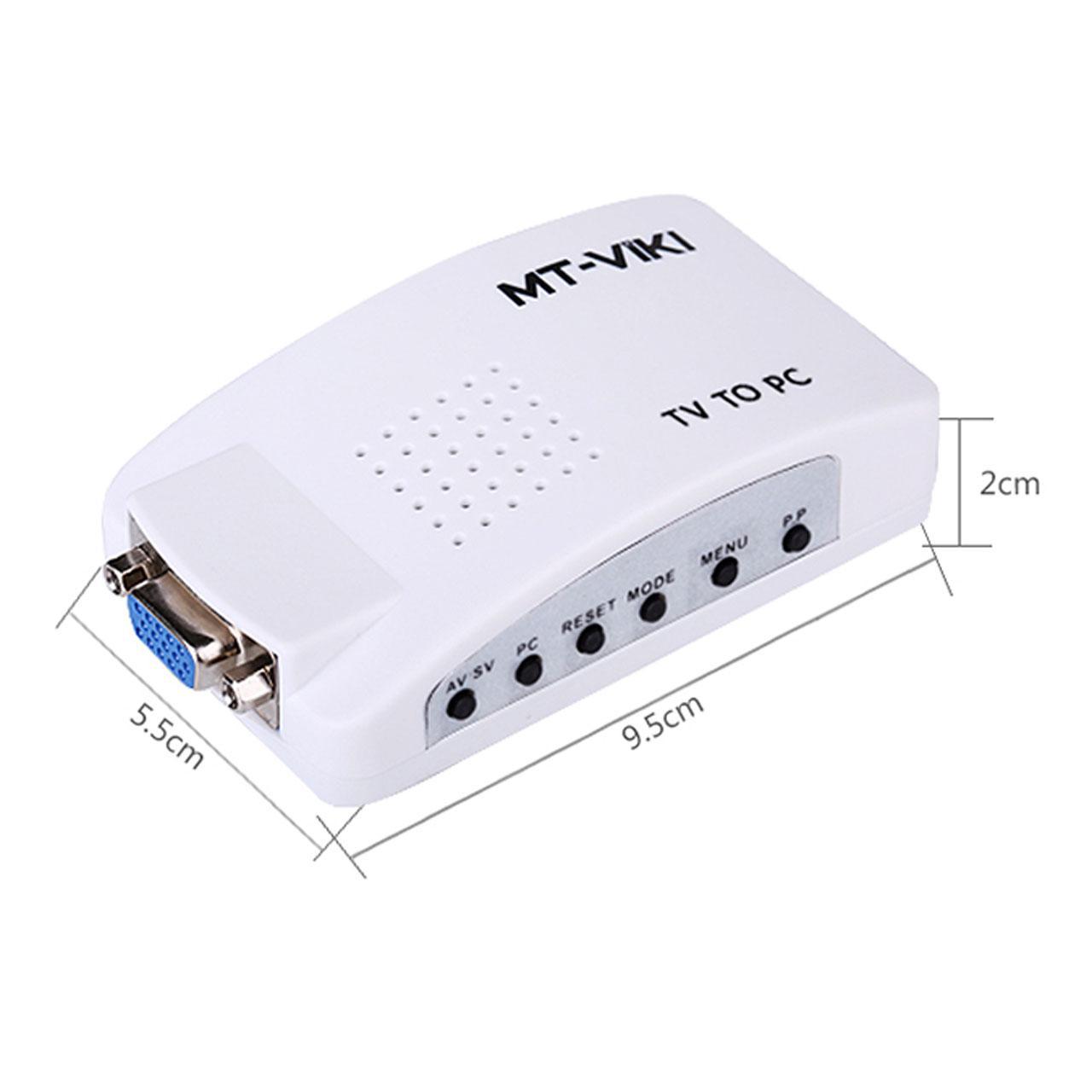 تبدیل av به vga برند mt-viki مدل mt-pt02