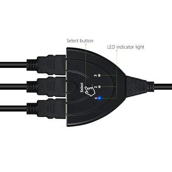 سوییچ 3 به 1 پورت HDMI با قابلیت انتقال تصاویر 3D